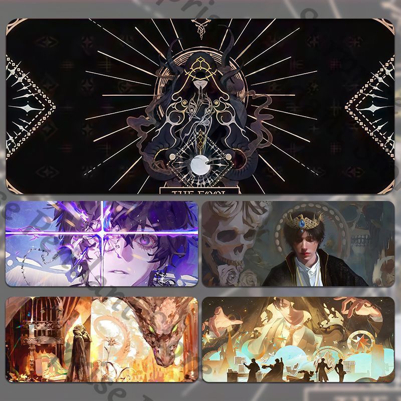 Gaming Keyboard And Mouse Set - Tapis de souris ambit Anime Lord