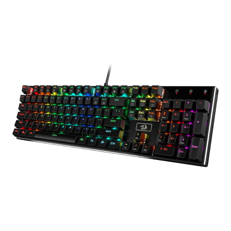 Gaming Keyboard No Noise - Redragon-Clavier de jeu mécanique K556, rétro4.2
