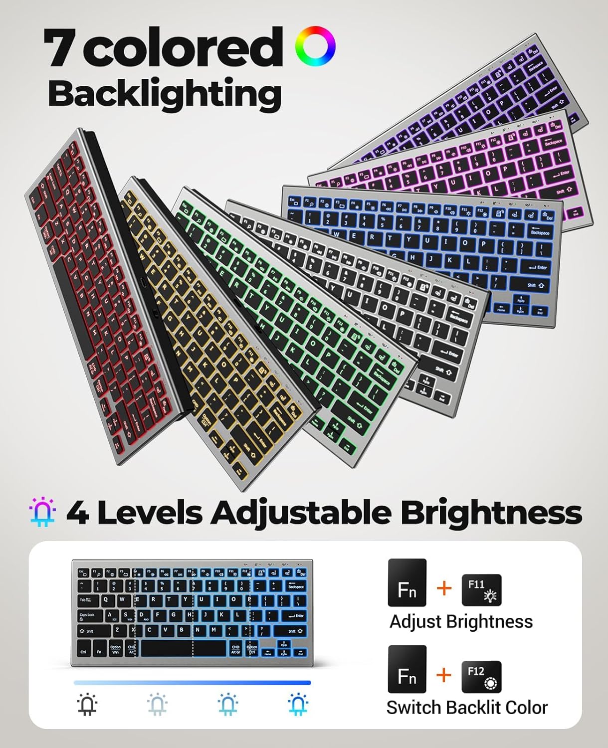 Gaming Keyboard Mouse Wireless - Clavier et souris sans fil Bluetooth
