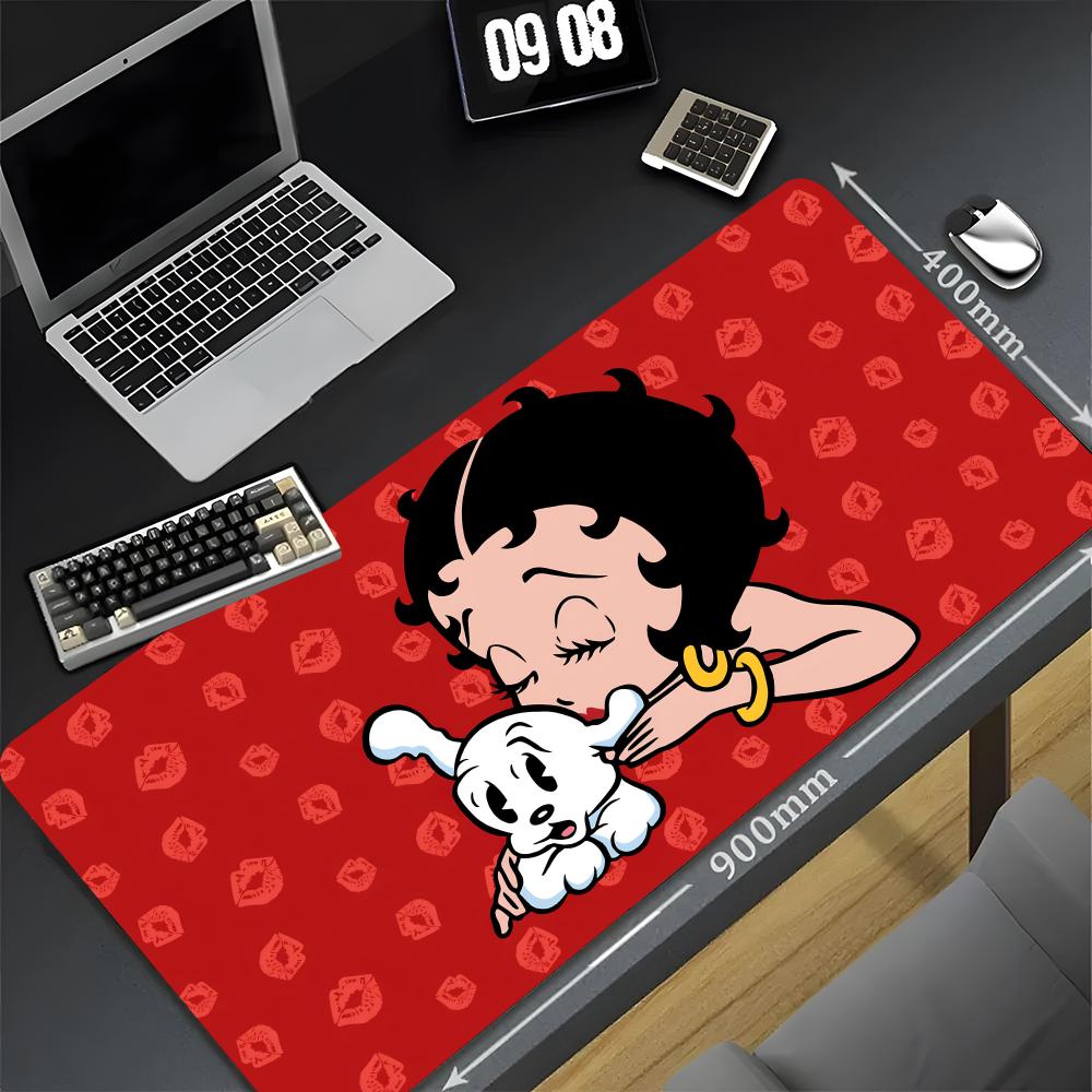 Gaming Keyboard Affordable - Tapis de souris B-Betty-Cute-B-Boops 90x40 Cm,