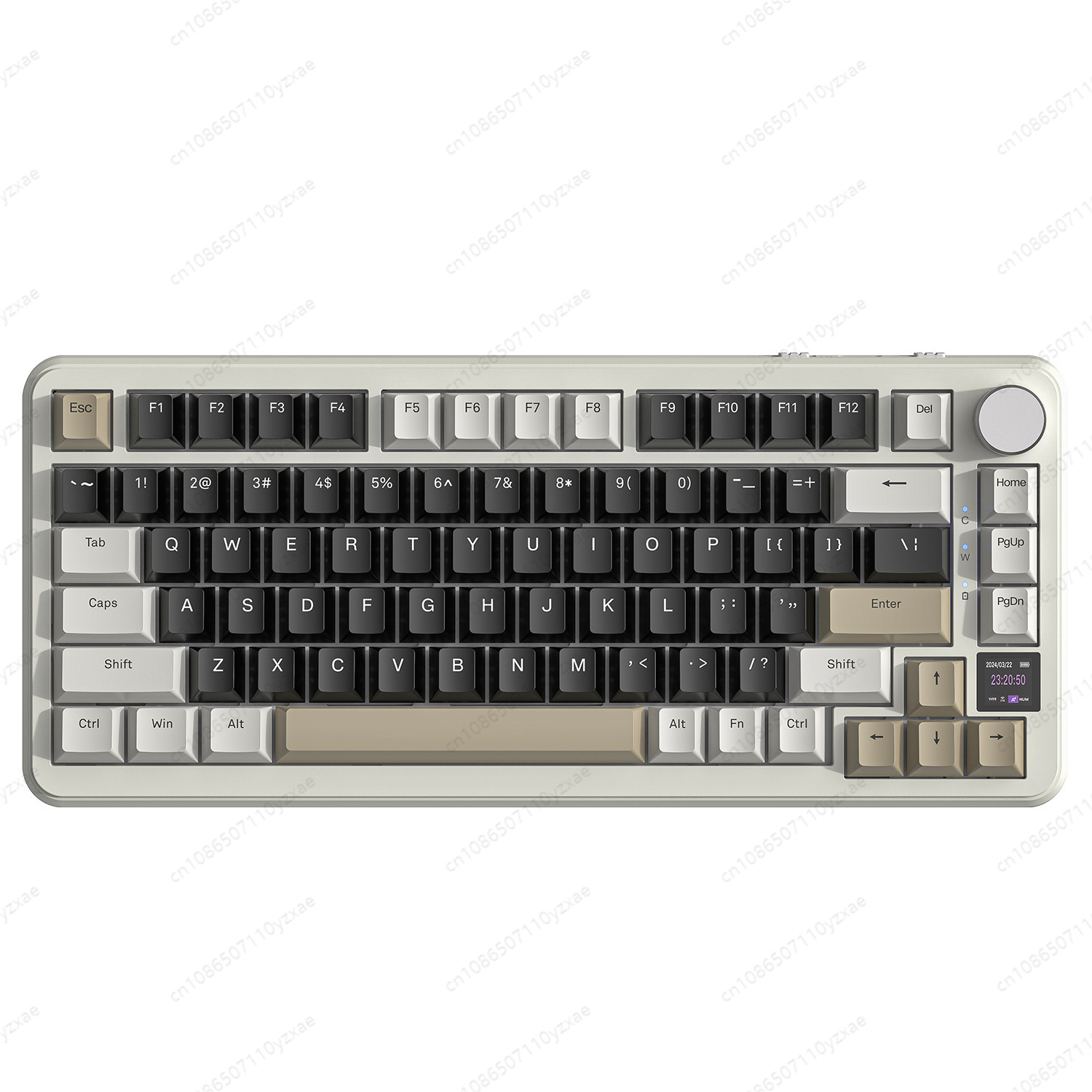 Gaming Keyboard Affordable - Clavier mécanique AL66 2024, en alliage