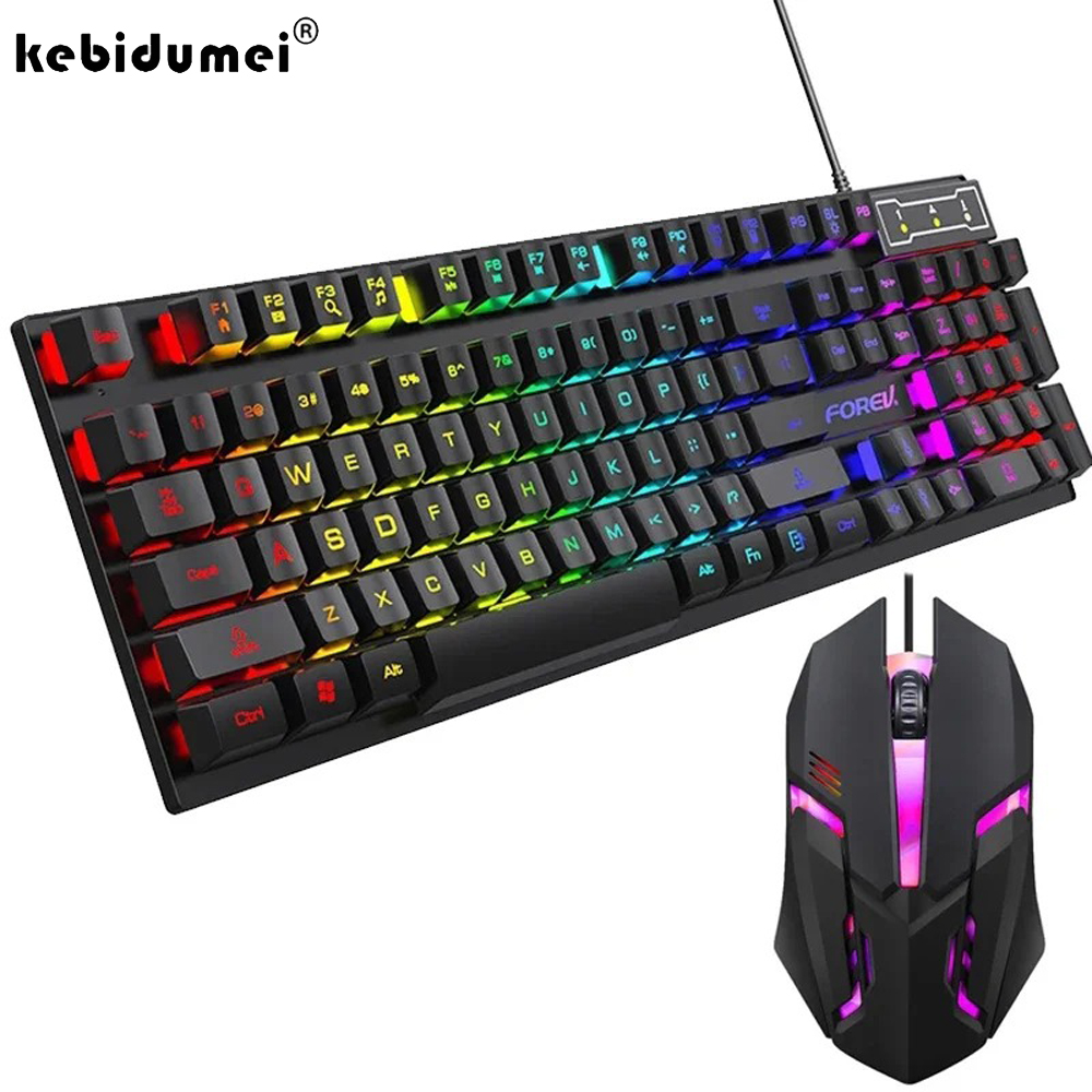Gaming Keyboard Half - Kebidumei – clavier mécanique rétroéclairé à