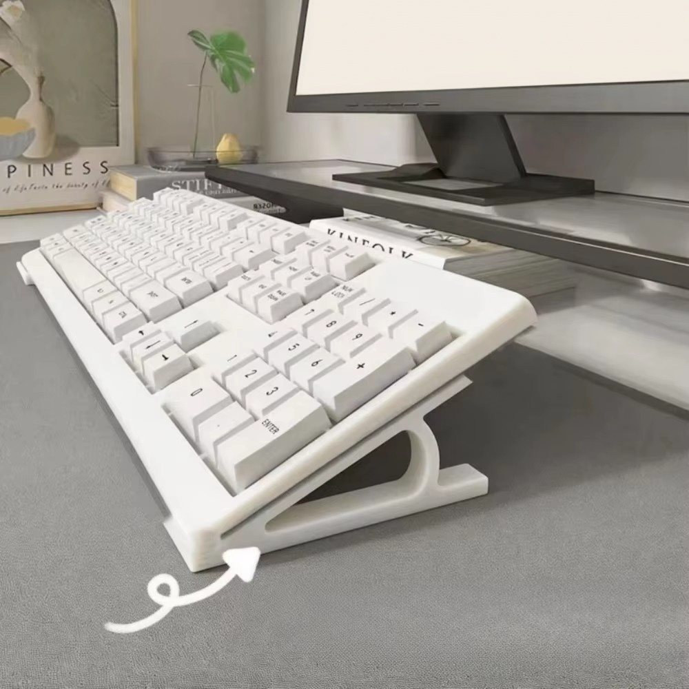 Gaming Keyboard Ergonomics - Rehausseur de clavier ergonomique, 2 pièces,