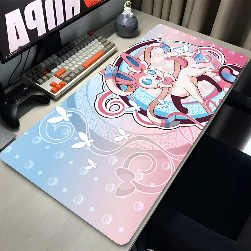 Gaming Keyboard Easy To Clean - Grand tapis de souris rose mignon