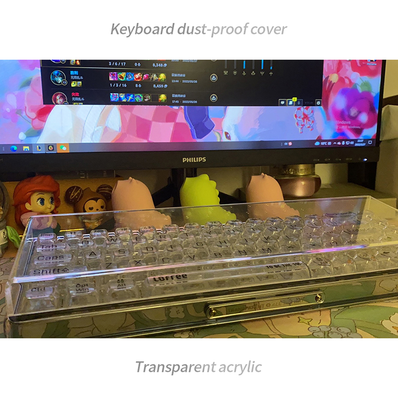 Juste de protection transparen - Gaming Keyboard Thocky avis et prix