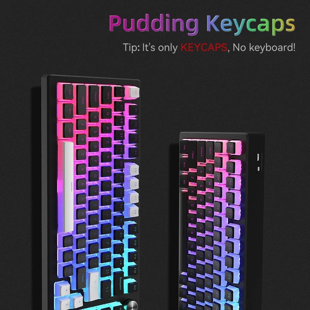 Nouveau Pudding PBT Keycaps 12 - Gaming Keyboard And Mouse Set avis et prix