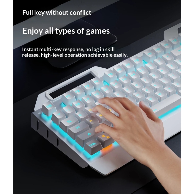 Combo clavier, souris et casqu - Gaming Keyboard Mouse Wireless avis et prix