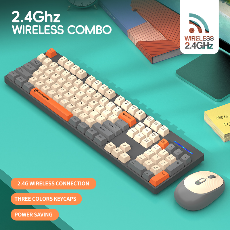 Ensemble clavier et souris san - Gaming Keyboard Mouse Wireless avis et prix