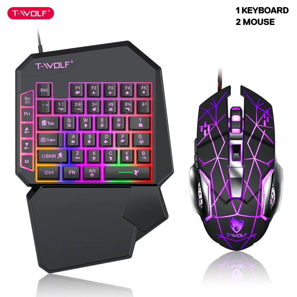 T-WOLF TF900 ensemble de trône - Gaming Keyboard Mobile avis et prix