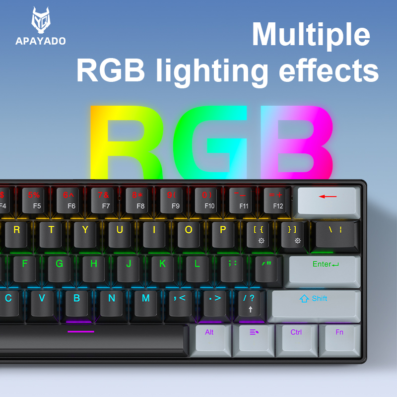 APAYADO K61 Mini clavier mécan - Gaming Keyboard And Mouse Set avis et prix