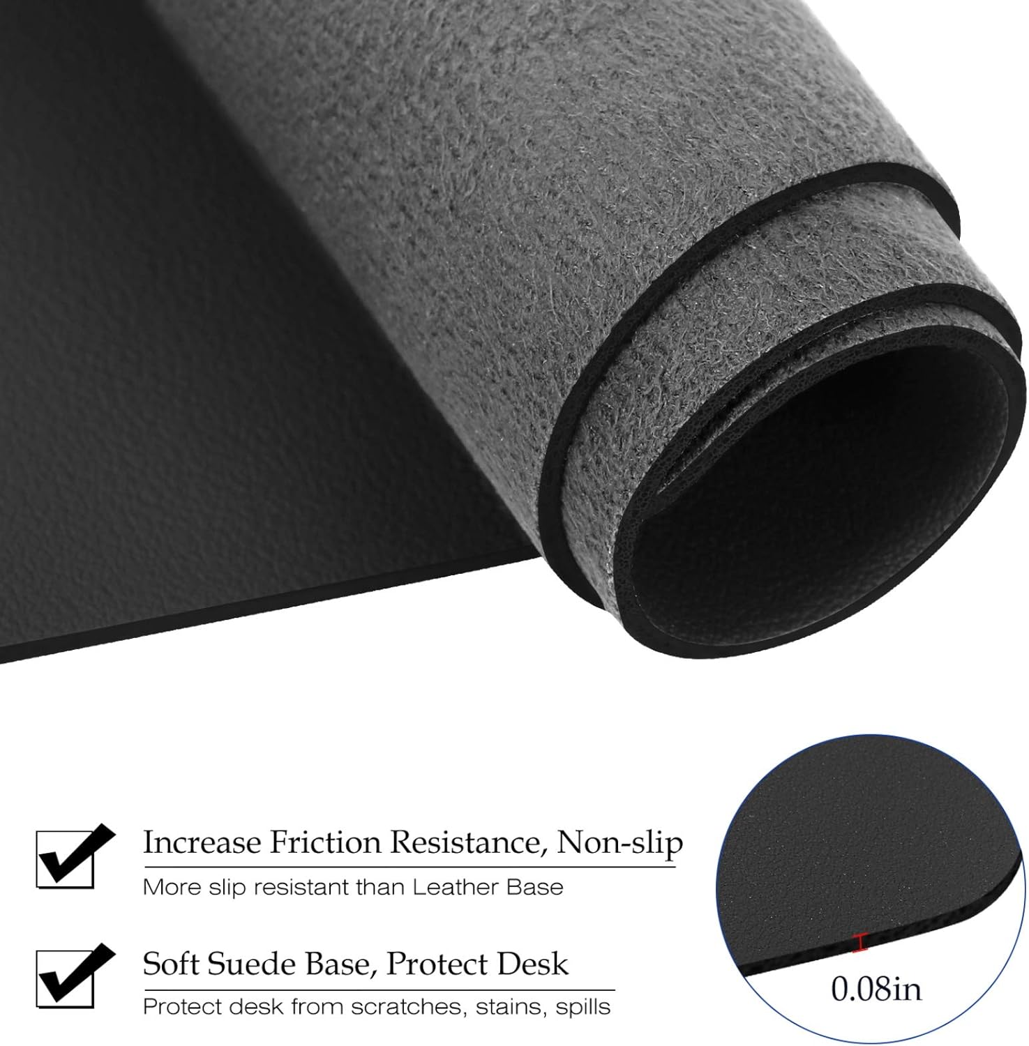 Grand tapis de bureau en cuir, - Gaming Keyboard And Mouse avis et prix