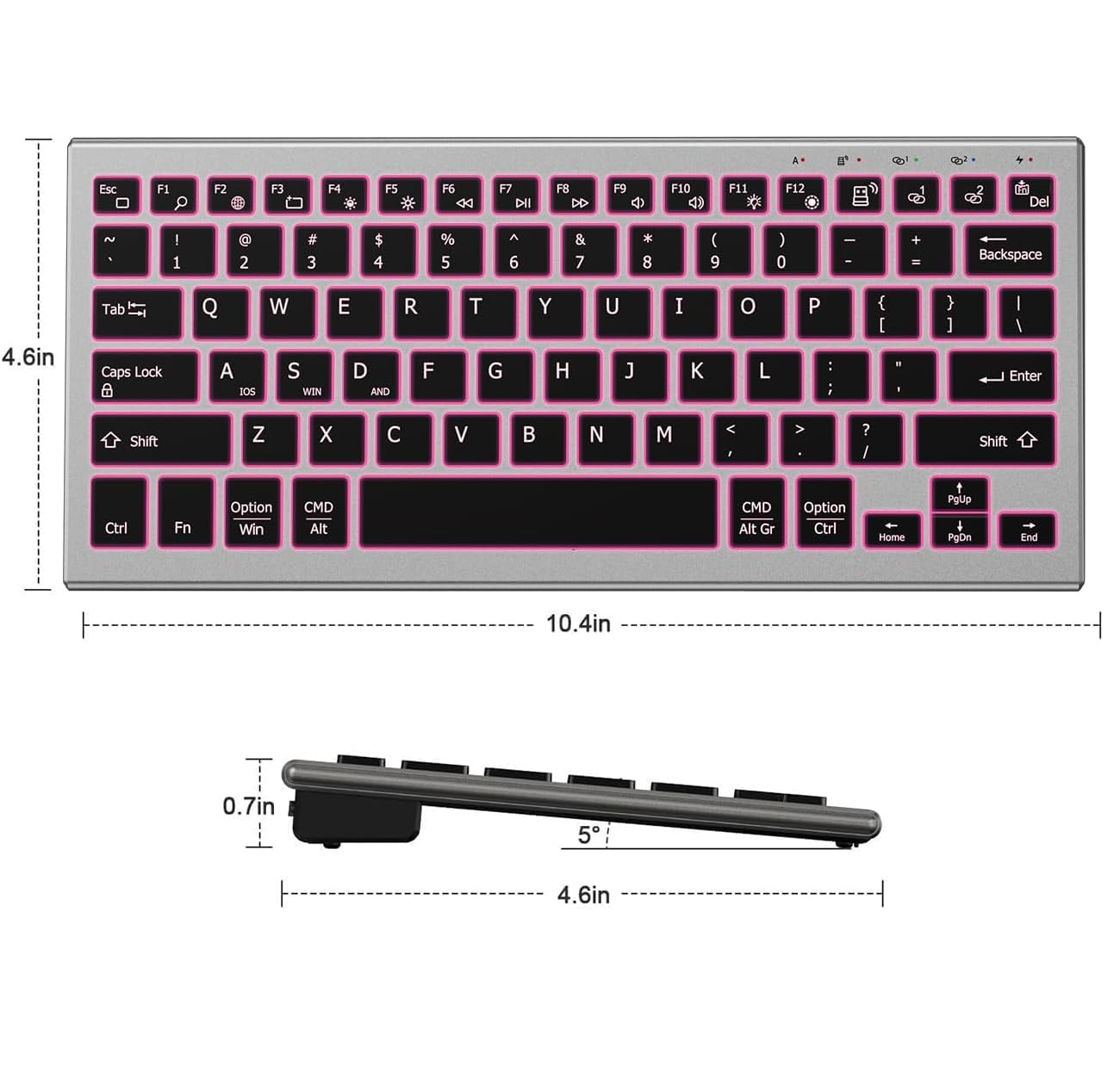 Clavier et souris sans fil Blu - Gaming Keyboard Mouse Wireless avis et prix
