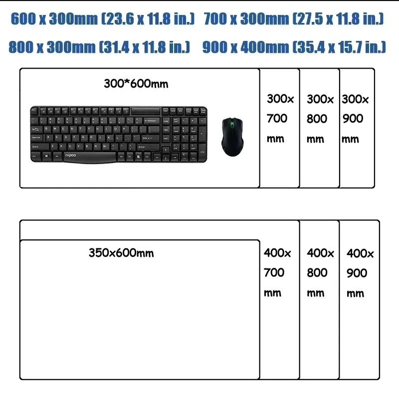 Tapis de souris XXL DIY Anime  - Gaming Keyboard And Mouse avis et prix