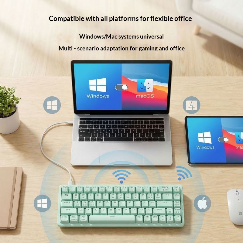 Clavier mécanique générique 68 - Gaming Keyboard Thocky avis et prix