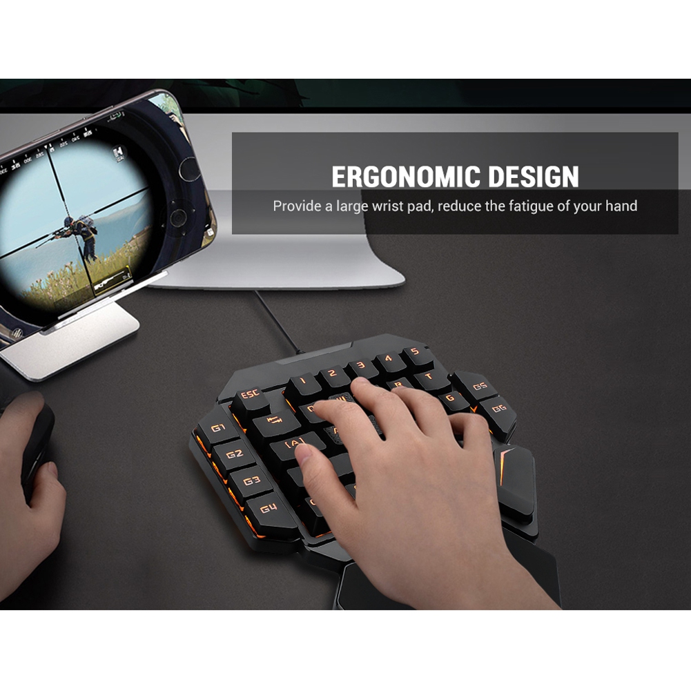 Clavier Blacklight clavier à u - Gaming Keyboard Half avis et prix