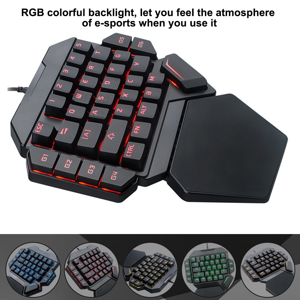 Clavier Blacklight clavier à u - Gaming Keyboard Half avis et prix