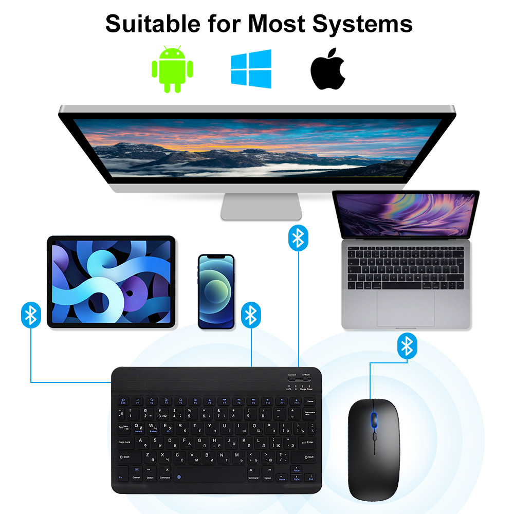 Clavier et souris Bluetooth po - Gaming Keyboard And Mouse Set avis et prix