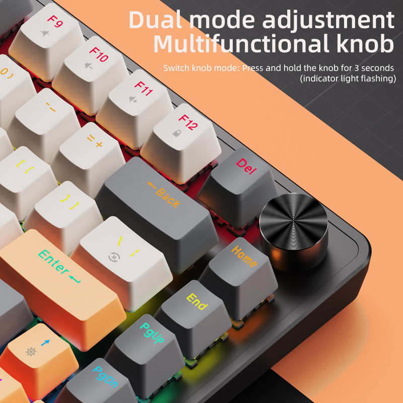 Clavier mécanique 75% filaire  - Gaming Keyboard Thocky avis et prix