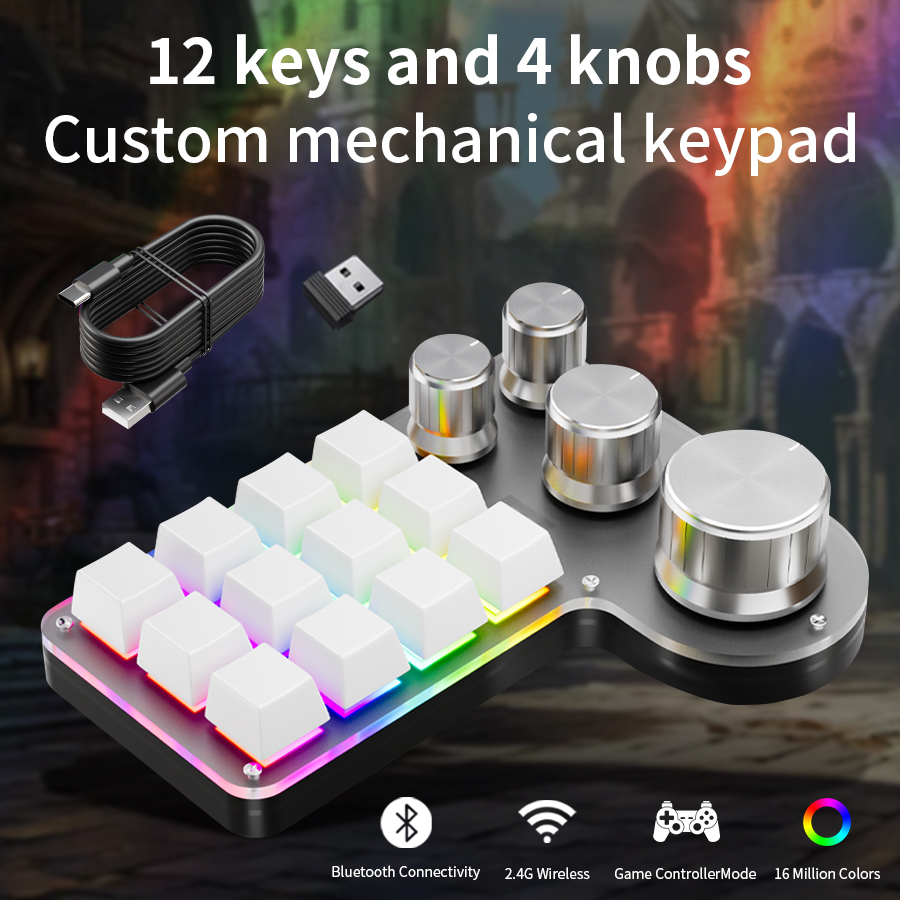 3 Modes 12 touches clavier méc - Gaming Keyboard Half avis et prix