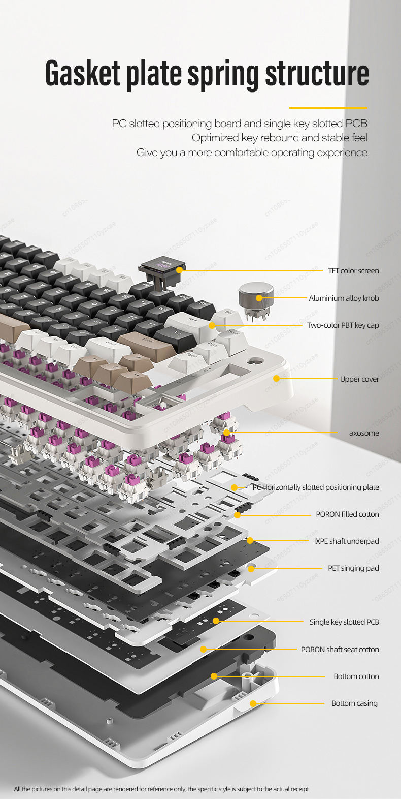 Clavier mécanique AL66 2024, e - Gaming Keyboard Affordable avis et prix