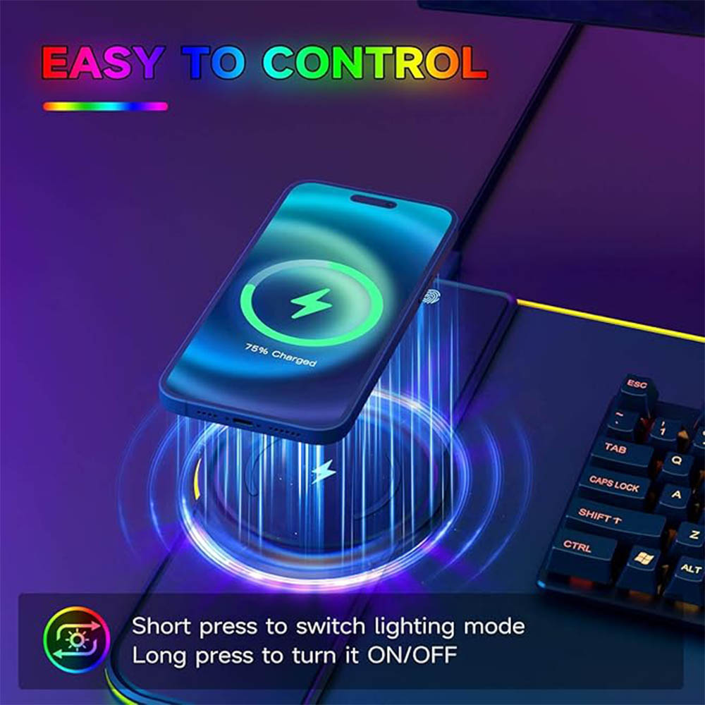 Tapis de souris RGB avec charg - Gaming Keyboard Mouse Wireless avis et prix