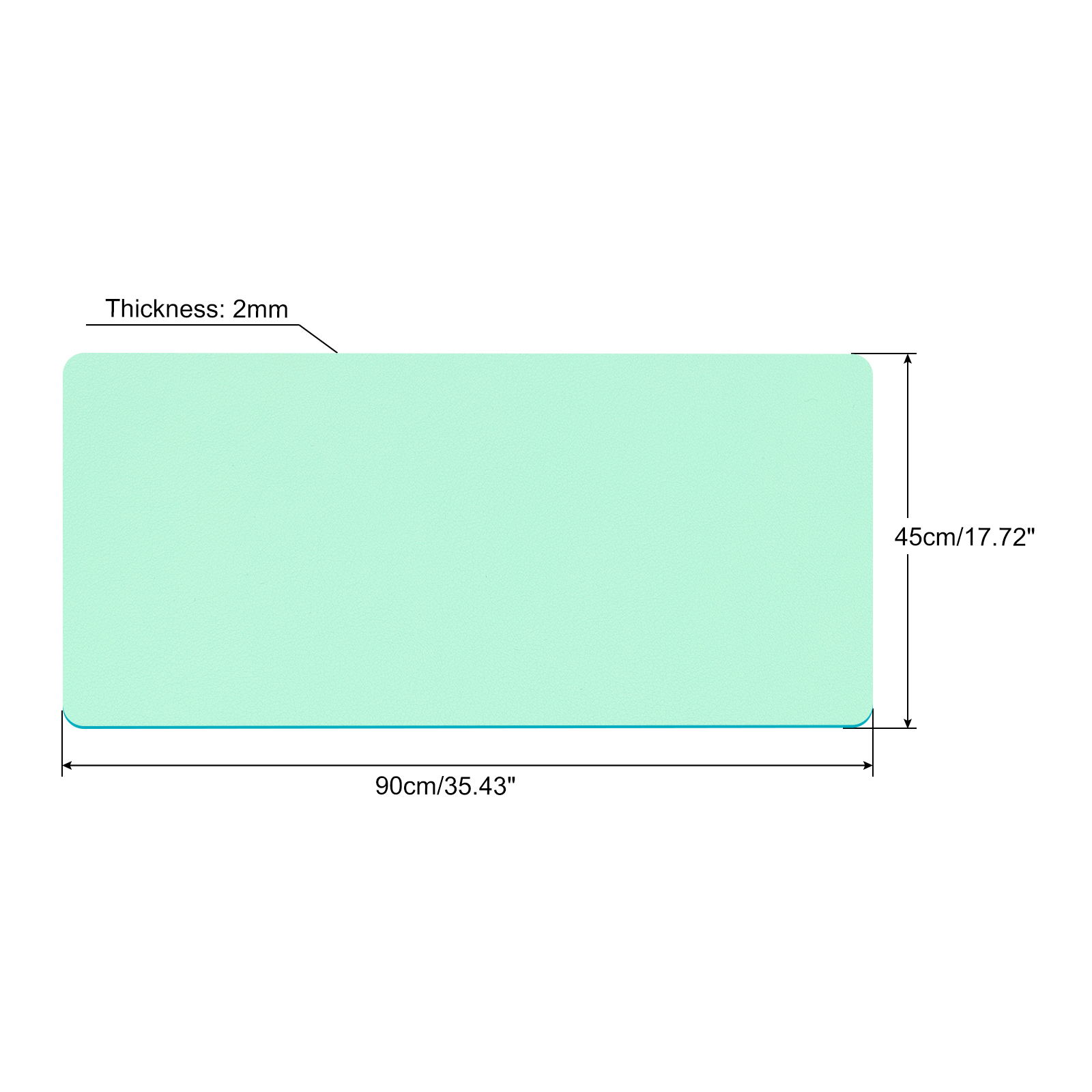 Tapis de protection en cuir PU - Gaming Keyboard And Mouse avis et prix