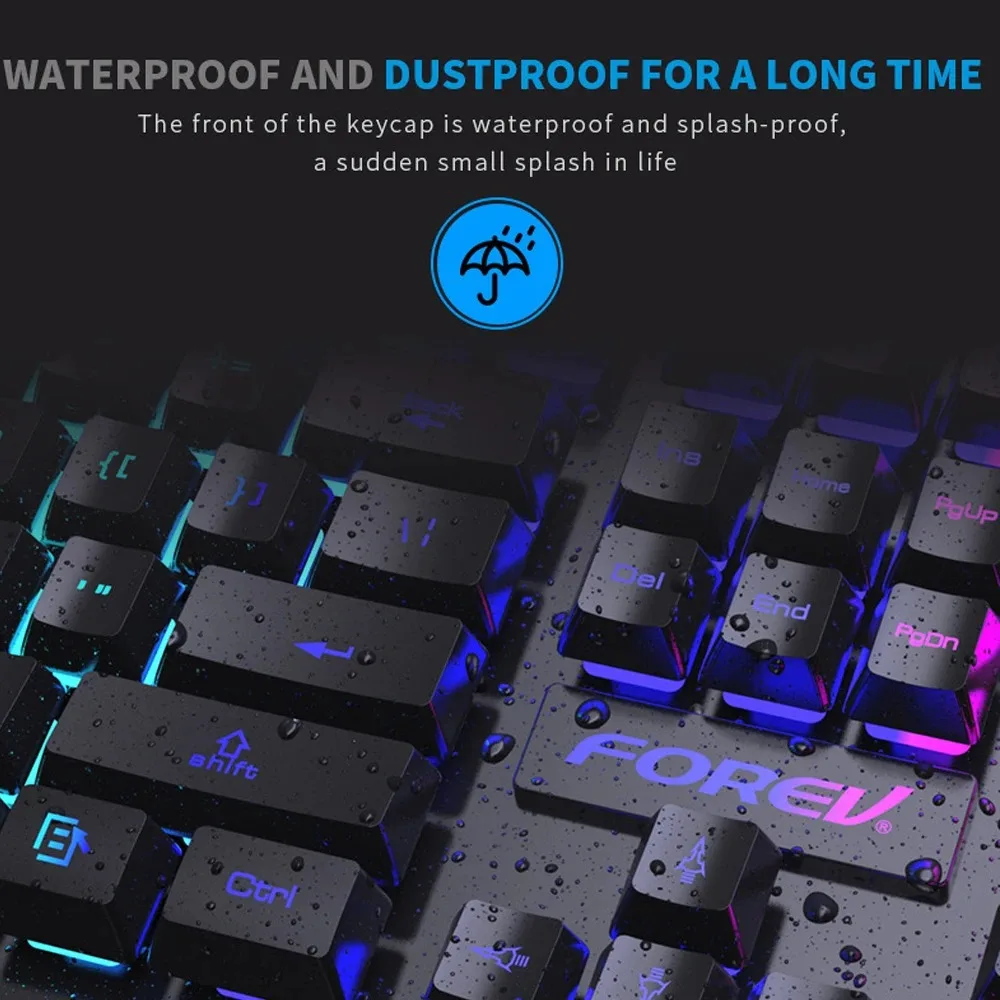 Clavier mécanique rétroéclairé - Gaming Keyboard Half avis et prix