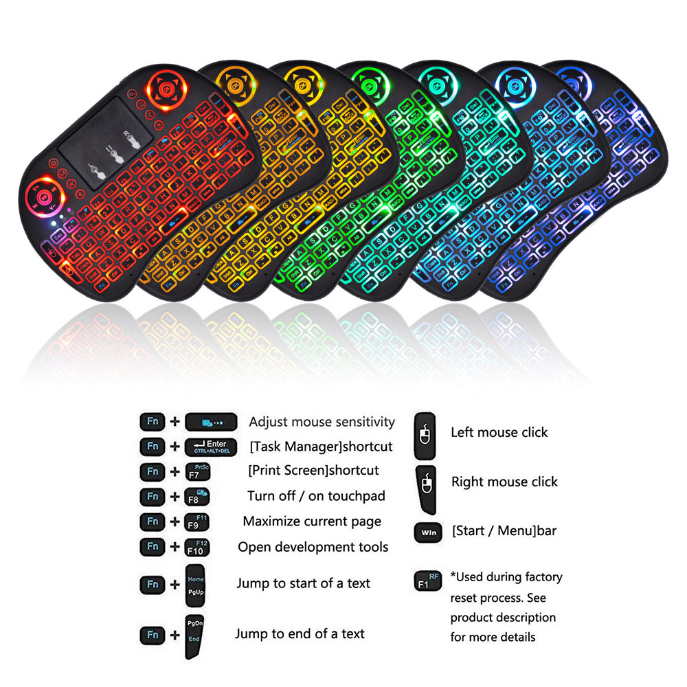 Mini clavier sans fil avec Tou - Gaming Keyboard Mouse Wireless avis et prix
