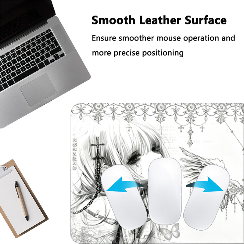 Tapis de souris en cuir noir e - Gaming Keyboard And Mouse avis et prix