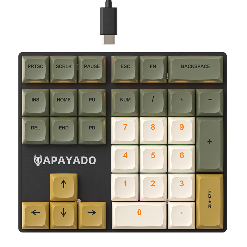 Clavier numérique mécanique fi - Gaming Keyboard Half avis et prix