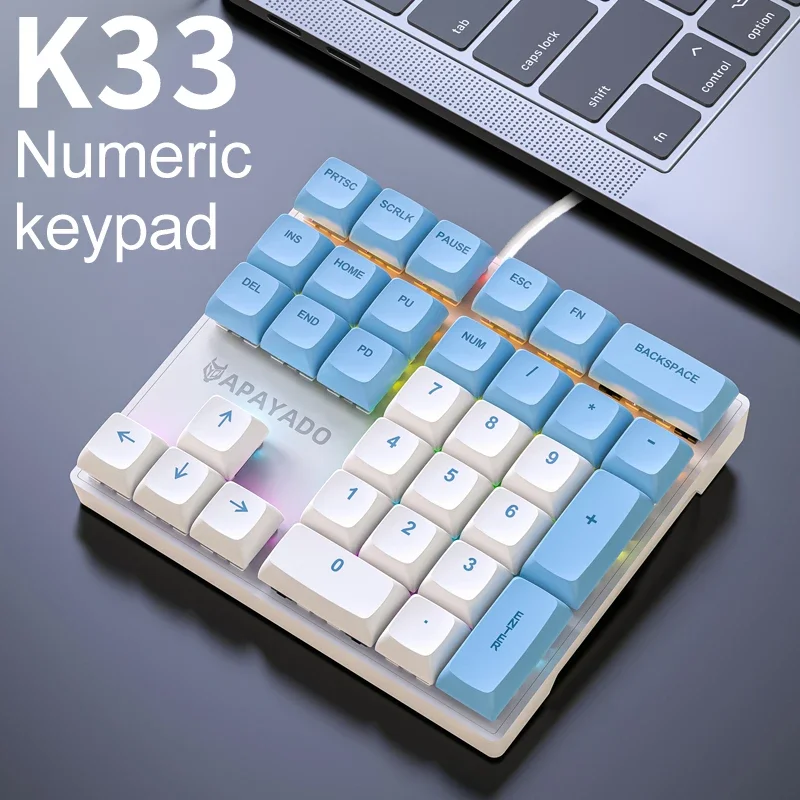 Clavier numérique mécanique fi - Gaming Keyboard Half avis et prix