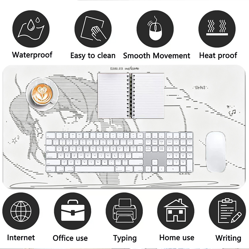 Tapis de souris en cuir, 1 piè - Gaming Keyboard And Mouse avis et prix